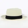 Chapeau Panama Montecristi Colonial Super Fino : chapeau fabriqué à la main en Equateur Reference : 18248 | Chapellerie Traclet