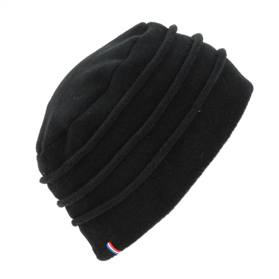 Colette Black Polar Fleece Beanie - Traclet