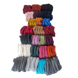 Fleece hat Colette Yellow - Traclet