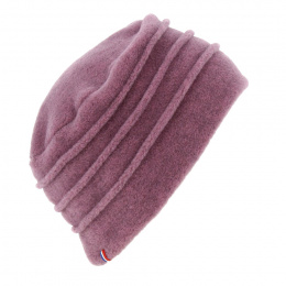Colette Lilac fleece hat - Traclet