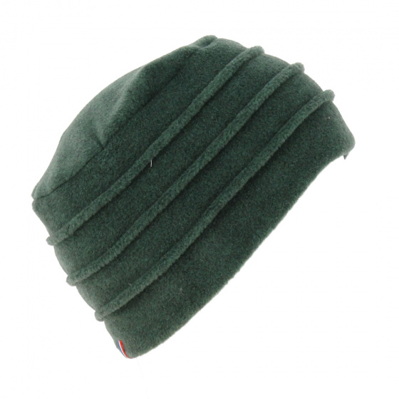 Colette Pine Green Polar Beanie - Traclet