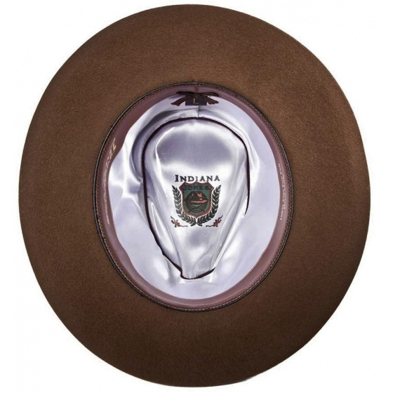 Indiana Jones Brown Licensed Hat - Fur Felt Indiana Jones Brown Licensed Hat - Fur Felt