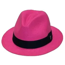Chapeau Panama El Panecillo Fucshia- achat panama - Chapellerie Traclet Reference : 17958| Chapellerie Traclet