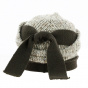 Brown Wool Olivia Beanie -Traclet