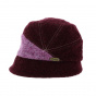 Purple boiled wool hat - Traclet