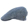 Flat Cap Bang Linen Blue - MTM Reference: 17434 | Traclet Hat Shop