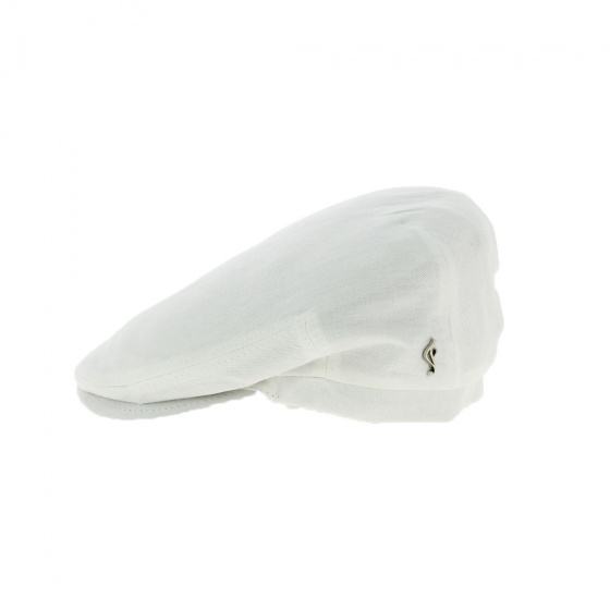 Casquette Plate Poggy Chanvre Blanche - Flechet