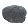 Gray Linen Flat Cap - Traclet
