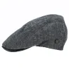 Gray Linen Flat Cap - Traclet