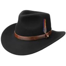 Chapeau Cheval Traveller Feutre laine Noir - Stetson
