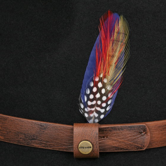 Black Wool Felt Traveller Horse Hat - Stetson Black Wool Felt Traveller Horse Hat - Stetson