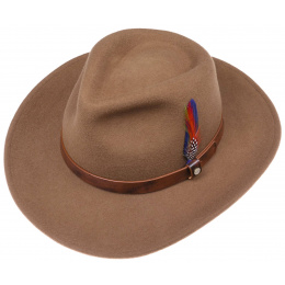 Horse Hat Traveller Beige Wool Felt - Stetson