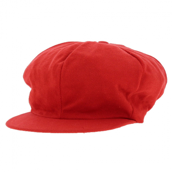 Cotton Honeycomb Newsboy Cap Made in France - Traclet