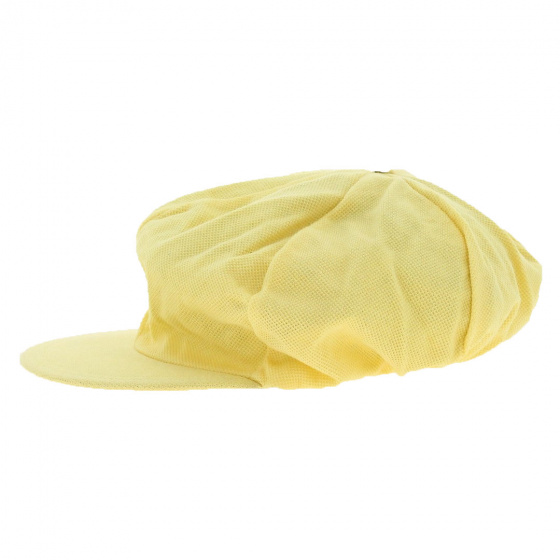 Cotton Honeycomb Newsboy Cap Made in France - Traclet