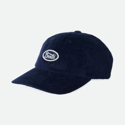Casquette Baseball Parsons Velours Marine - Brixton Reference : 18268 | Chapellerie Traclet