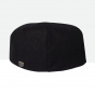 Hooligan Baggy Black Flat Cap - Brixton