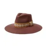 Chapeau Traveller Joanna Feutre Laine Marron - Brixton Reference : 18275 | Chapellerie Traclet