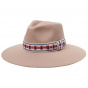 Joanna Wool Felt Traveller Hat Sand - Brixton