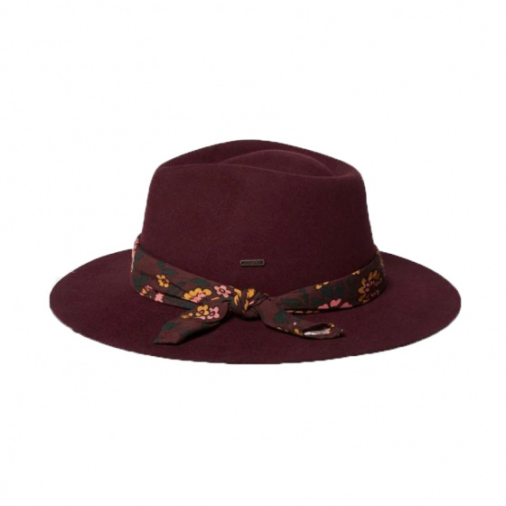 Madison Rancher Burgundy Hat - Brixton