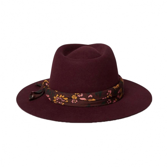 Madison Rancher Burgundy Hat - Brixton