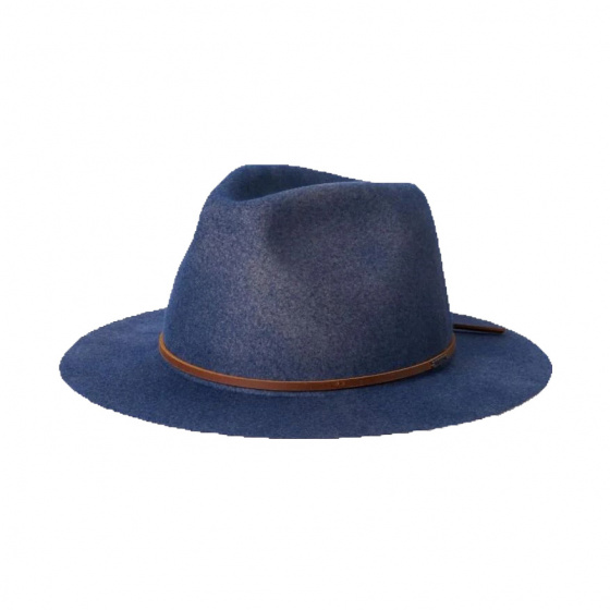 Heather Blue Wesley Traveller Hat - Brixton