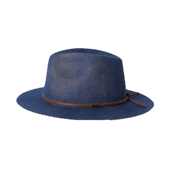 Heather Blue Wesley Traveller Hat - Brixton