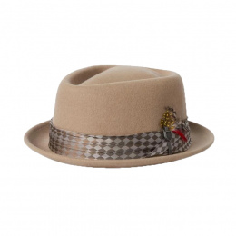 Sand Stout Porkpie Hat - Brixton