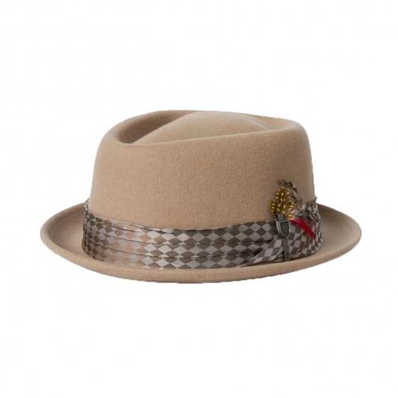 Sand Stout Porkpie Hat - Brixton