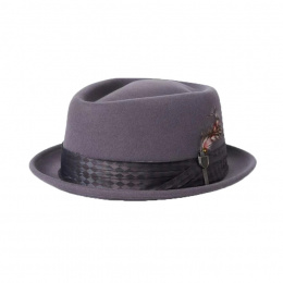 Gray Stout Hat - Brixton