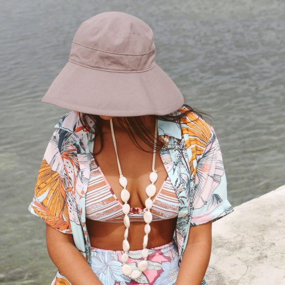 Chapeau Capeline Traveller Marron - House of Ord