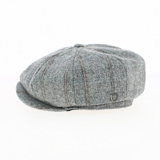 Gavroche Brood Baggy Herringbone Cap Light Grey - Brixton