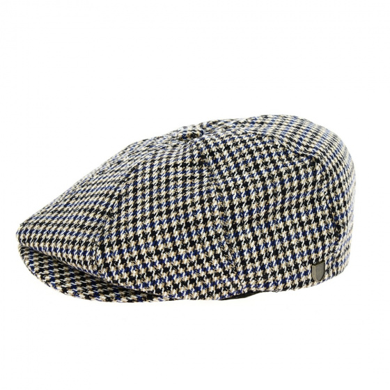 Navy Hooligan Baggy Flat Cap - Brixton