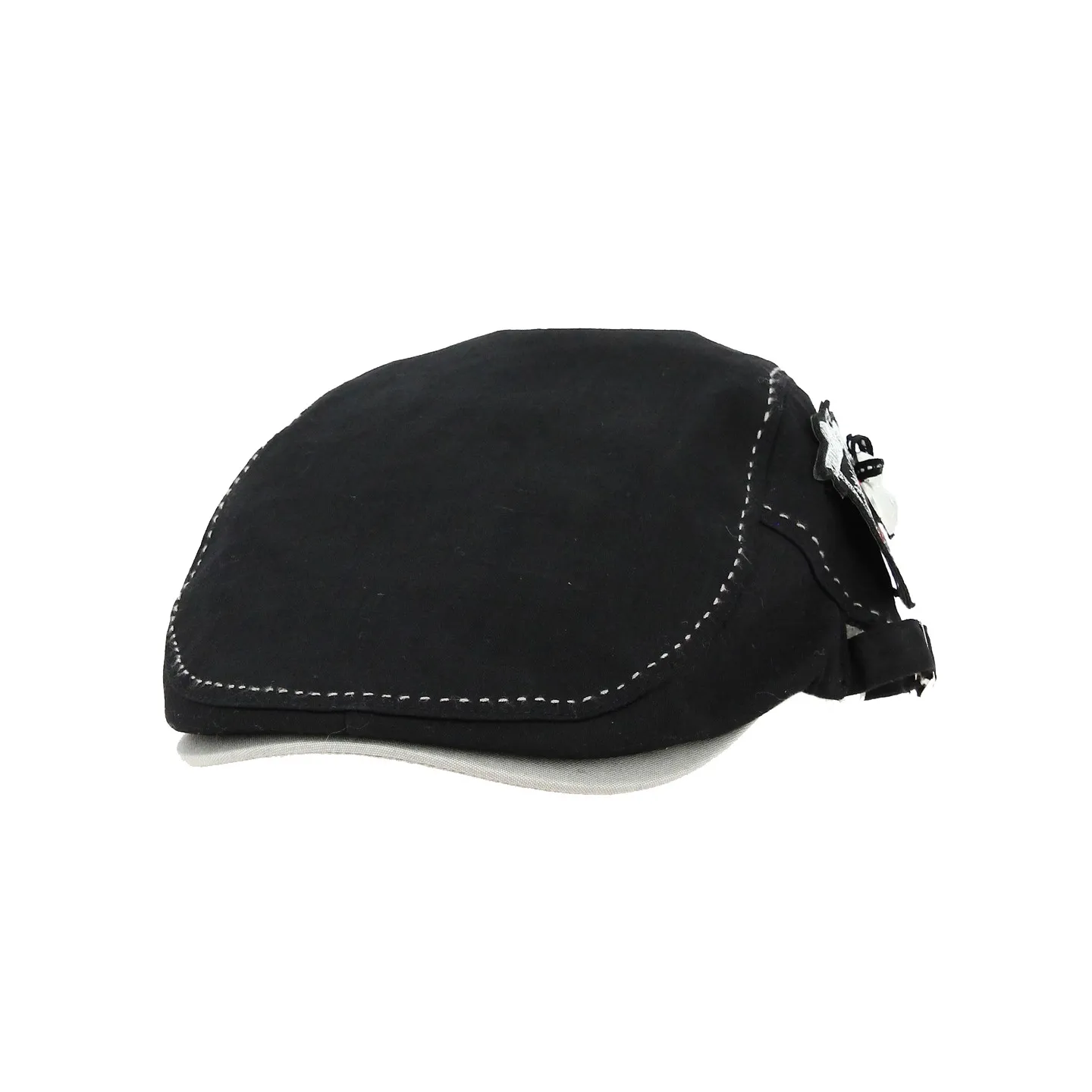 Black Lapaz Flat Cap - Keyone Reference: 12348 | Traclet Hat Shop