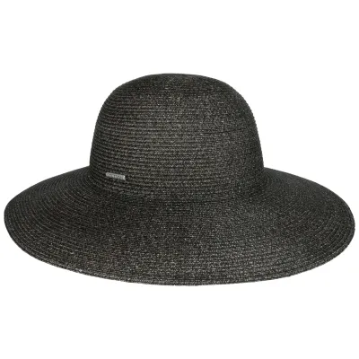 Ladies Toyo Wide Brim Hat Black - Stetson ref 18304 - Traclet hat shop