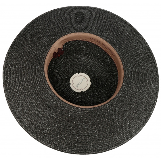 Ladies Toyo Wide Brim Hat Black - Stetson