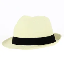 Chapeau Trilby Paille Papier - Traclet