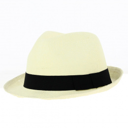 Paper Straw Trilby Hat - Traclet