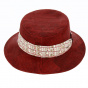 Women's hat Paule Liège Red - Crambes