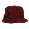 Chapeau de pluie Bordeaux Laine Imperméable - Traclet Référence : 18307 | Chapellerie Traclet