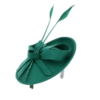 Bibi Hat - Zita Green Felt Headband - Traclet Reference: 18308 | Traclet Millinery