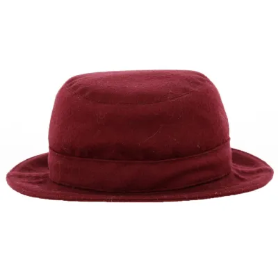 Chapeau de Pluie Laine Bordeaux - Seeberger Reference : 9233 | Chapellerie Traclet
