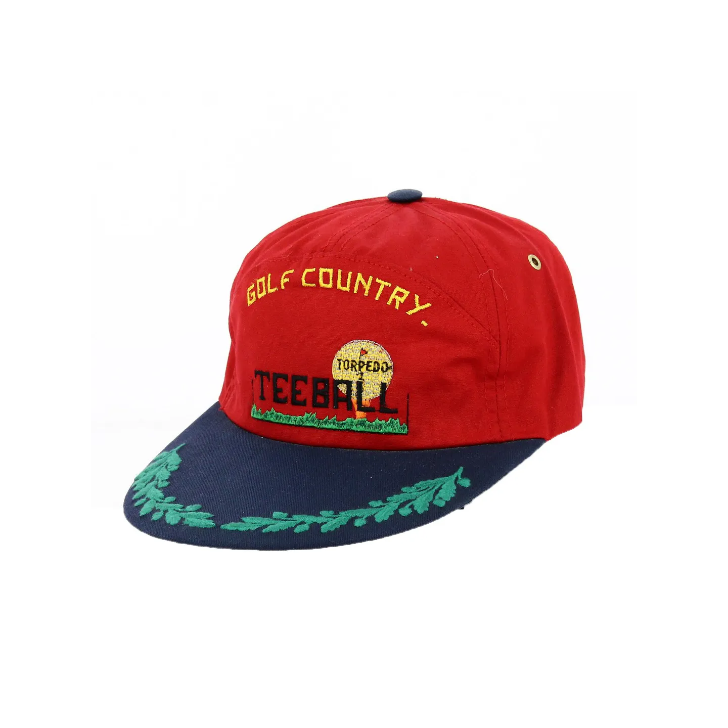 Red Baseball Cap Golf Country Teeball - Torpedo Reference: 18316 | Traclet Hat Shop