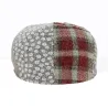 Domed Patchwork Linen and Cotton Cap - Traclet Reference: 11719 | Traclet Hat Shop