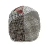 Casquette Bombée Patchwork Lin et Coton - Traclet Reference : 11719 | Chapellerie Traclet
