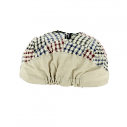 Red and blue checkered baseball cap - Torpedo