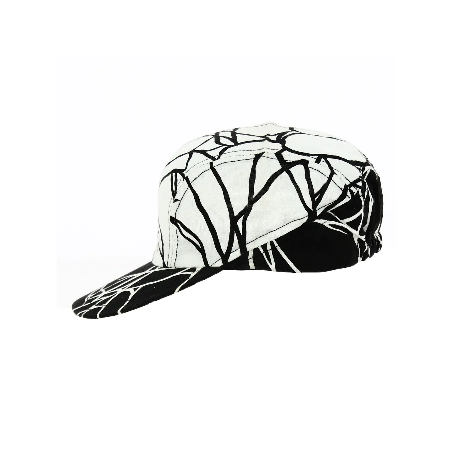 Black and White Baseball Cap - Torpedo Reference: 18331 | Traclet Hat Shop