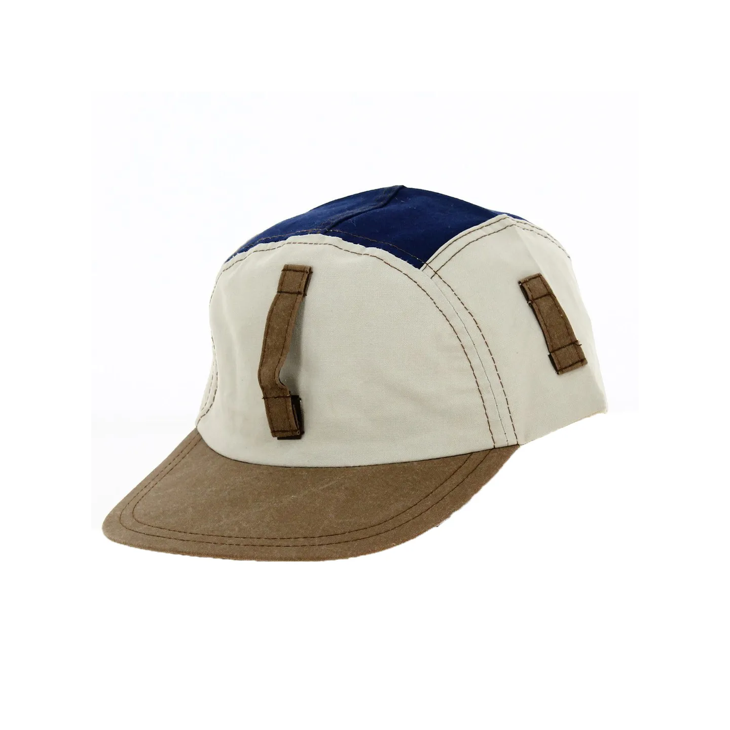 Beige and Blue Baseball Cap - Torpedo Reference: 18332 | Traclet Hat Shop