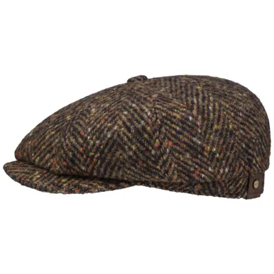 Casquette Hatteras chevrons Marron - Stetson Reference : 18335 | Chapellerie Traclet