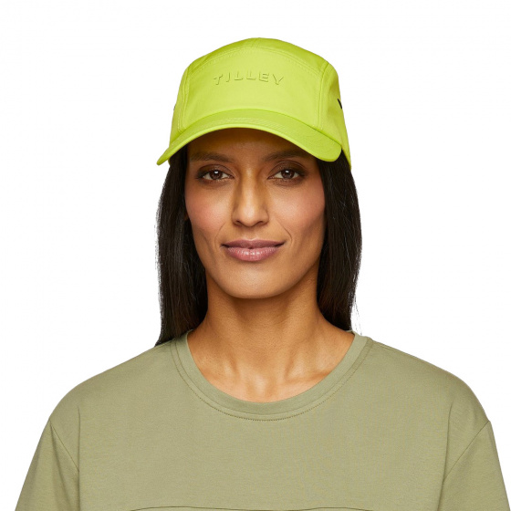 Fluorescent Yellow Waterproof Golf Baseball Cap - Tilley Fluorescent Yellow Waterproof Golf Baseball Cap - Tilley