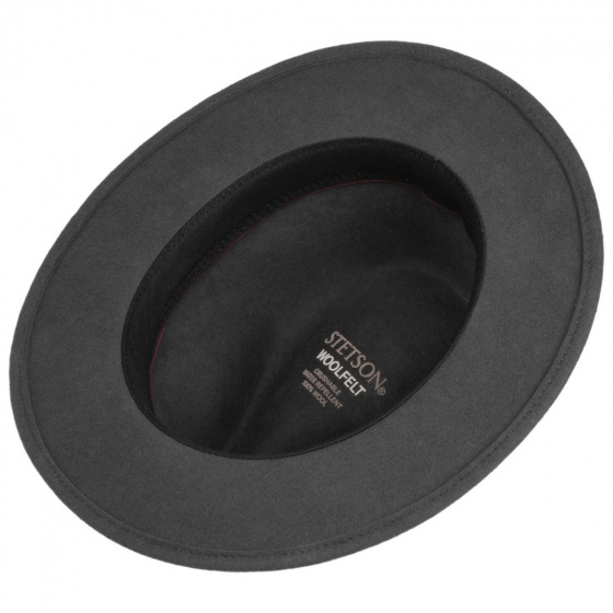 Gray Wool Felt Traveler Hat - Stetson